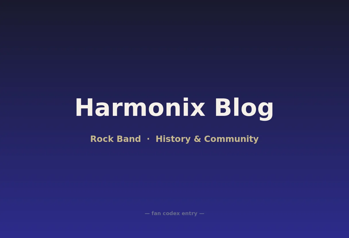 Harmonix Blog