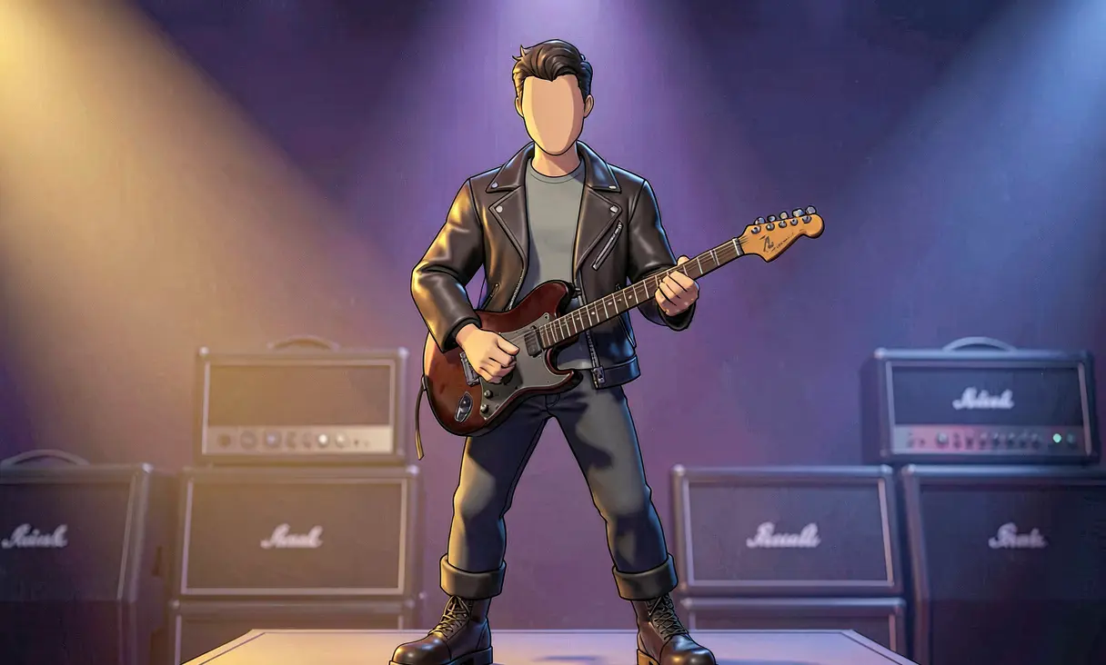 Rock Band 2 Classic Rock Band Outfit