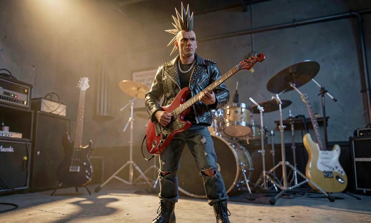 Rock Band 2 Punk Band Outfit